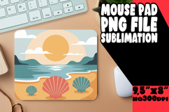 WHIMSICAL MOUSE PAD FUN DESIGNS, Summer Beach Product Image 1