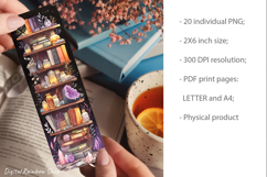 Witchy Printable bookmarks, Apothecary bookmark sublimation Product Image 5
