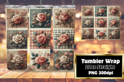 20oz Tumbler Wrap for DIY , Patchwork Product Image 1