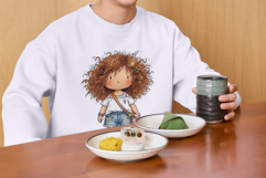 Whimsical Summer Girl Outfit Clipart Product Image 6