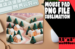 Radiant Mouse Mat Sublimation PNG, Holiday Product Image 1
