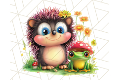 Cute Animal Friends Clipart PNG, Bright Spring Animal Duos Product Image 3