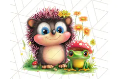 Cute Animal Friends Clipart PNG, Bright Spring Animal Duos Product Image 3