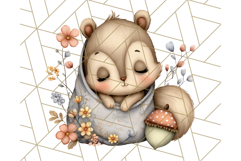 Woodland Nursery Baby Animals Clipart, Cute Animals Png Product Image 3