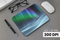 Winter Wonderland Snowflake PNG, Icy Tree Mouse Pad Design Product Image 1