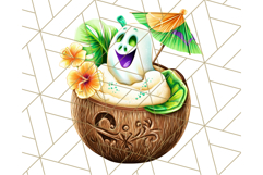Summerween Tropical Treats Clipart PNG, Halloween Desserts Product Image 3