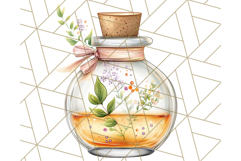 Cottagecore Apothecary PNG Clipart, Rustic Potions &amp; Herbs Product Image 3