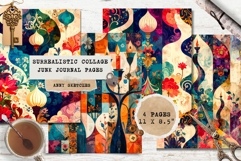 Surrealistic Mixed-Media Junk Journal Pages Printable Product Image 1