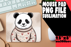 RADIANT mouse mat Sublimation Ideas, Valenines Animals Product Image 1