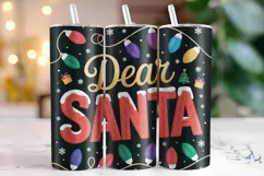 Dear Santa I can Explain Tumbler Wrap | Christmas Product Image 2