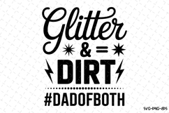 Glitter &amp; Dirt svg Design | Svg Files for Cricut Product Image 1