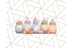 Halloween Candy Shop Clipart PNG, Trick or Treat Clip Art Product Image 3