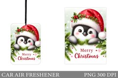 Cute Penguin Car Air Freshener. Christmas Car Air Freshener Product Image 1