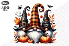 Halloween Gnomes Sublimation - Clipart PNG Design Product Image 1