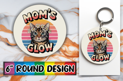 Luminous Circle Ornaments Sublimation, Cat Lover Product Image 1