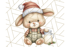 Christmas Pets in Pajamas Clipart PNG, Christmas Png Clipart Product Image 3