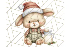 Christmas Pets in Pajamas Clipart PNG, Christmas Png Clipart Product Image 3