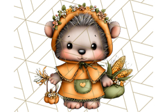 Woodland Autumn Parade Clipart PNG Fall Animals Product Image 3
