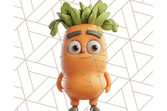 Cute Food PNG Clipart, 3D Adorable Kawaii Characters Png Product Image 3