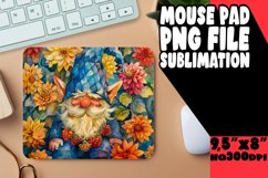 Floral Escape Gnome Mouse Mat Product Image 1