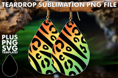 Dazzling Teardrop Earrings Designs, Funky Pattern Product Image 1