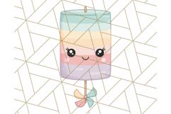 Kawaii Weather Clipart PNG, Cute Pastel Weather Icons Product Image 3