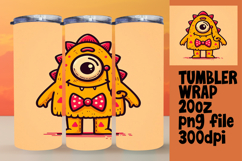BOLD 20oz Tumbler Wrap for Customization , Monster Product Image 1