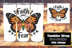 Unique 20oz Sublimation Design , Butterfly Product Image 1