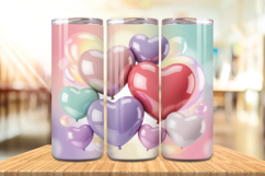Valentine’s Day Tiny Hearts Tumbler Wrap PNG Big Bundle Product Image 10