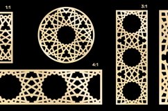 Ornaments for decorative partitions panel screen Product Image 2