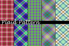 Plaid Pattern Digital Paper Bundle Product Image 1