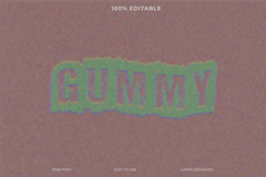 Gummy Bear Style Text Effect for Photoshop Product Image 1