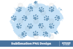 American 4th of July Cat Dog Paw Background Png DTF Bundle Product Image 2