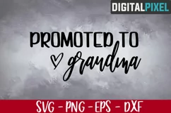 Promoted To Grandma Est 2020 Svg, New Grandma Svg Product Image 1