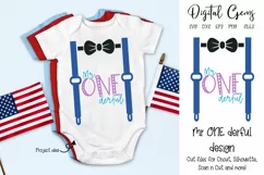 Mr ONE derful, 1st Birthday SVG / PNG / EPS / DXF files Product Image 1