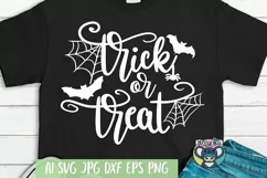 Halloween svg, Trick Or Treat svg, Cricut Cut Files, dxf Product Image 1