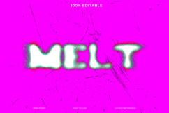 Melting and Dripping Text Effect Photoshop Product Image 1