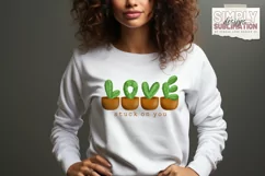 Stuck On You| Cactus Love Valentine Sublimation | Png Product Image 4