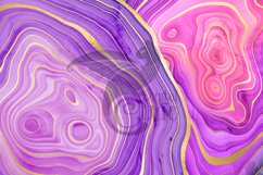 Watercolor Purple Agate Clipart Product Image 2