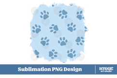 American 4th of July Cat Dog Paw Background Png DTF Bundle Product Image 4