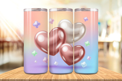 Valentine’s Day Tiny Hearts Tumbler Wrap PNG Big Bundle Product Image 11