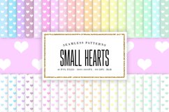 Pastel Small Hearts Seamless Patterns Product Image 1