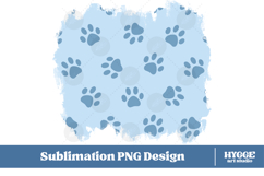 American 4th of July Cat Dog Paw Background Png DTF Bundle Product Image 5