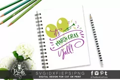 It's Mardi Gras Yall! SVG | Fat Tuesday Cut File Product Image 5