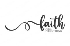 Faith Over Everything - Farmhouse Cutting File Product Image 2