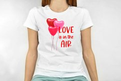 Valentines sublimation designs, Love is in the air clipart Product Image 2