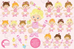 Baby Girl clipart, graphics illustrations AMB-830 Product Image 5