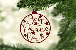 Christmas Ornament For Paper and Laser Design Product Image 1
