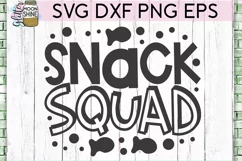Snack Squad SVG DXF PNG EPS Cutting Files Product Image 2
