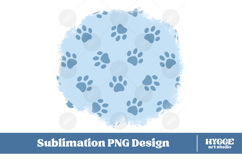 American 4th of July Cat Dog Paw Background Png DTF Bundle Product Image 8